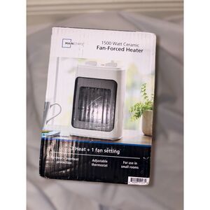 Mainstays Fan Forced Ceramic Heater 1500W Portable Indoor Space Heater White